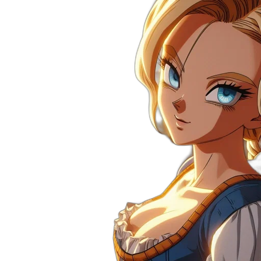 dress, anime, concept art, fantasy art transparent PNG cut-out