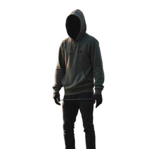 jacket, staff, mask, sword transparent PNG cut-out