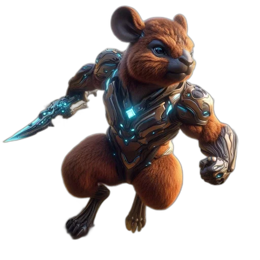 animal, creature, staff, weapon transparent PNG cut-out