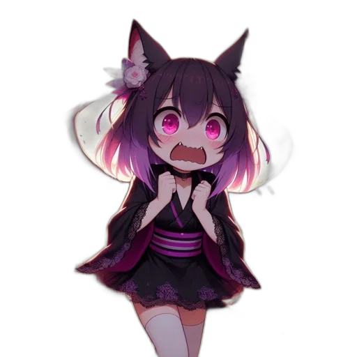creature, staff, animal, dress transparent PNG cut-out