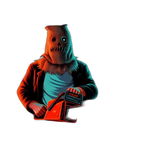 mask, jacket, robot, creature transparent PNG cut-out