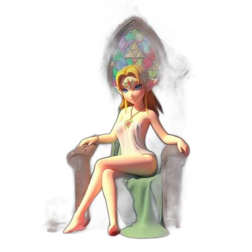 crown, dress, staff, furniture transparent PNG cut-out