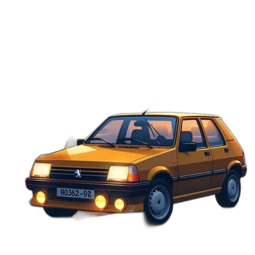 car, animal, weapon, 3d render transparent PNG cut-out
