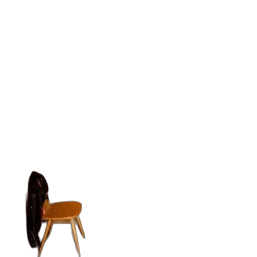 furniture, staff, dress, hair transparent PNG cut-out