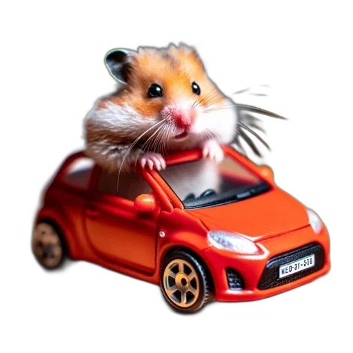 car, animal, photorealistic, 3d render transparent PNG cut-out