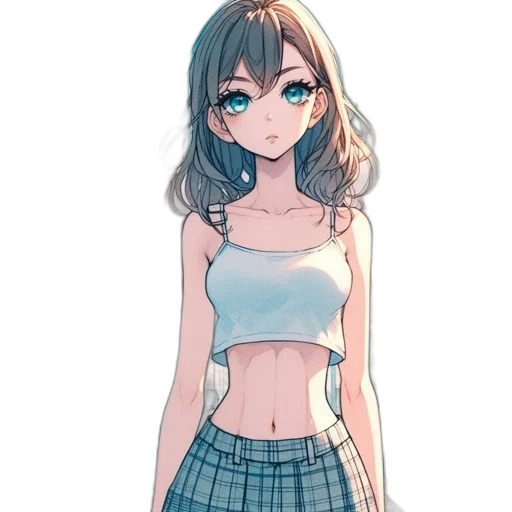 dress, staff, creature, robot transparent PNG cut-out