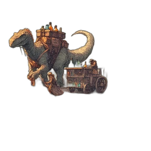 dragon, car, crown, furniture transparent PNG cut-out