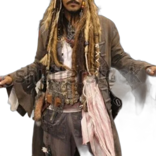jacket, staff, concept art, photorealistic transparent PNG cut-out