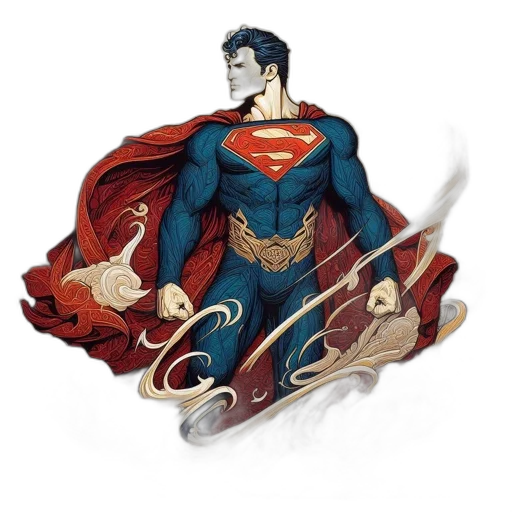 comic book art, concept art, fantasy art, cartoon transparent PNG cut-out