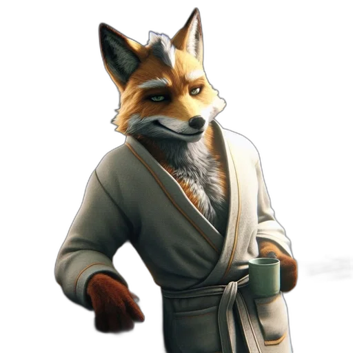 staff, animal, jacket, concept art transparent PNG cut-out