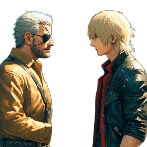 jacket, concept art, comic book art, pixel art transparent PNG cut-out