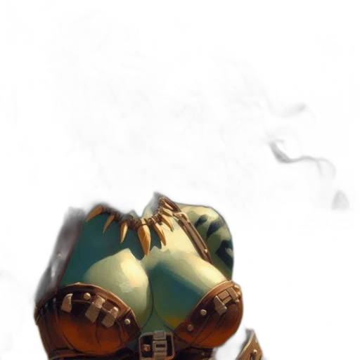 robot, mask, weapon, creature transparent PNG cut-out