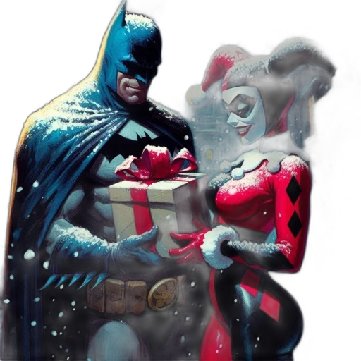 comic book art, concept art, snow, underwater transparent PNG cut-out