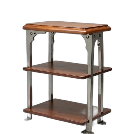 furniture, 3d render, vintage, stainless transparent PNG cut-out