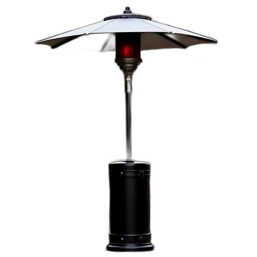 umbrella, staff, robot, 3d render transparent PNG cut-out