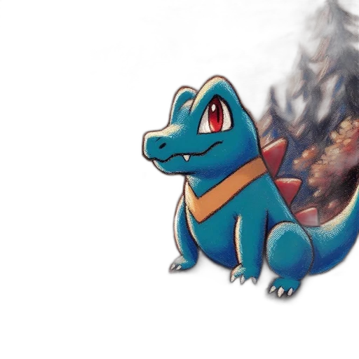 dragon, creature, animal, staff transparent PNG cut-out