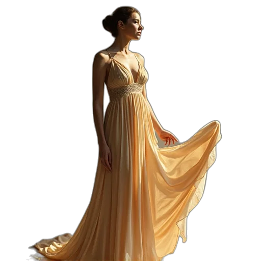 dress, jewelry, photorealistic, concept art transparent PNG cut-out