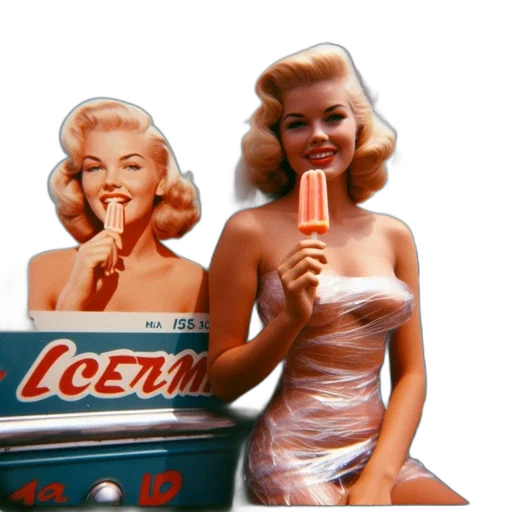 food, dress, weapon, vaporwave transparent PNG cut-out