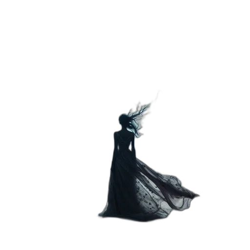 dress, crown, umbrella, dragon transparent PNG cut-out