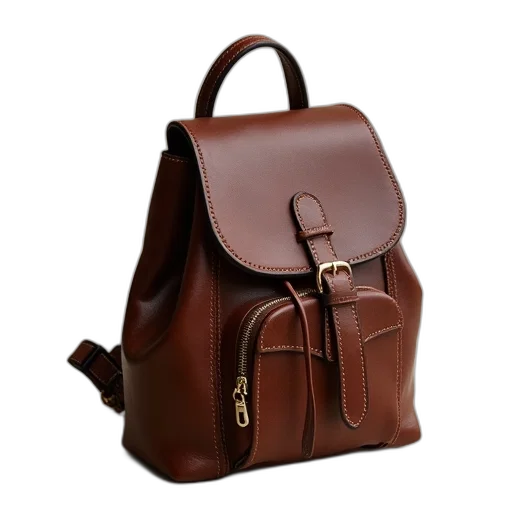 earth tones, classic, mini, backpack transparent PNG cut-out