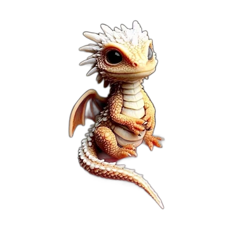dragon, creature, animal, staff transparent PNG cut-out