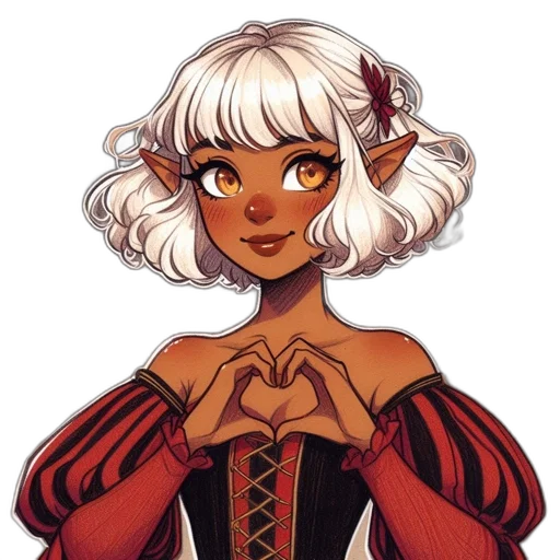 pixel art, concept art, anime, fantasy art transparent PNG cut-out