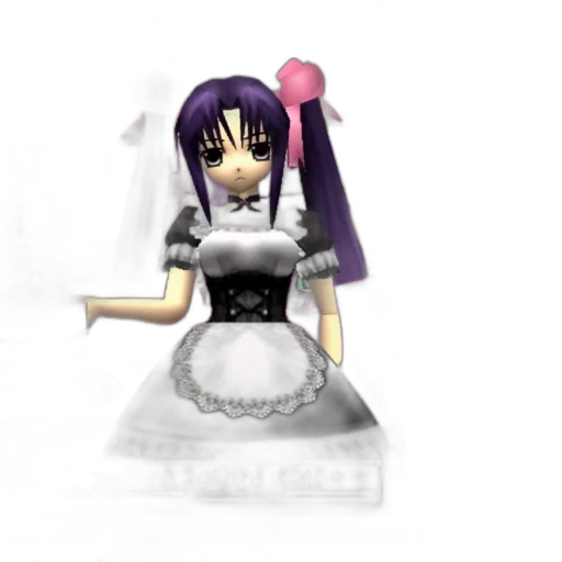 dress, weapon, robot, 3d render transparent PNG cut-out