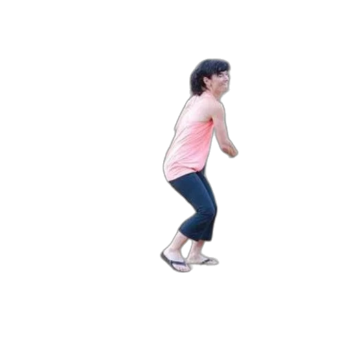 creature, woman, pink, tank transparent PNG cut-out