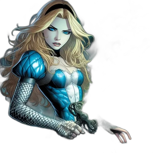 comic book art, fantasy art, concept art, photorealistic transparent PNG cut-out
