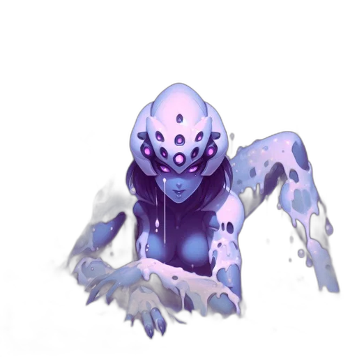 creature, robot, mask, weapon transparent PNG cut-out
