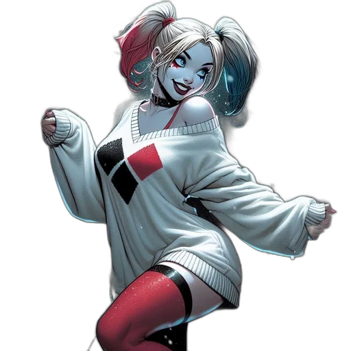 comic book art, concept art, cartoon, red transparent PNG cut-out