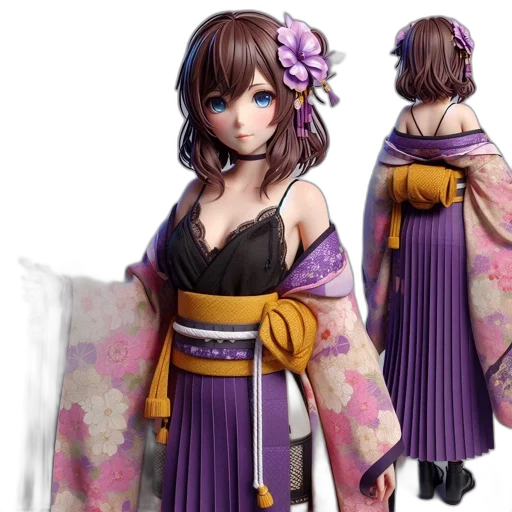 dress, concept art, fantasy art, 3d render transparent PNG cut-out