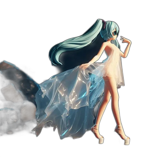 dress, mask, concept art, fantasy art transparent PNG cut-out