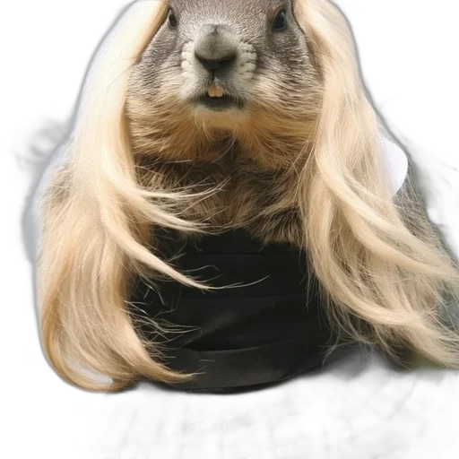 hair, animal, creature, dress transparent PNG cut-out