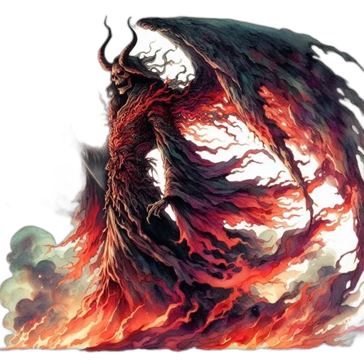 dragon, creature, staff, weapon transparent PNG cut-out