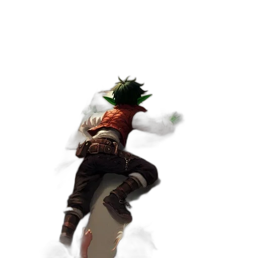 weapon, creature, mask, jacket transparent PNG cut-out