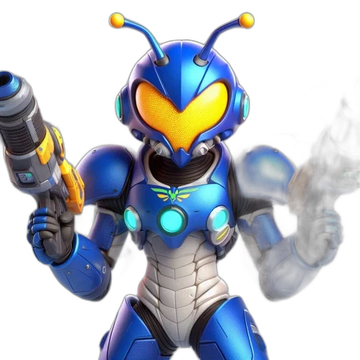 robot, weapon, staff, concept art transparent PNG cut-out