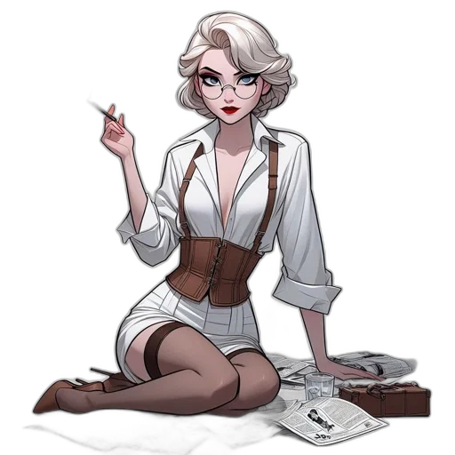 staff, dress, concept art, comic book art transparent PNG cut-out