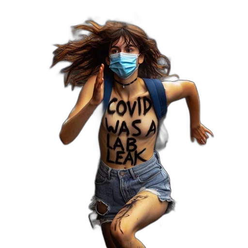 mask, dress, concept art, cyberpunk transparent PNG cut-out