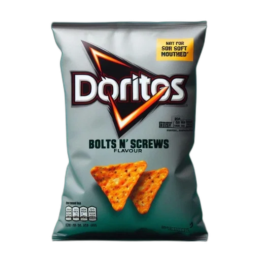 food, robot, photorealistic, doritos transparent PNG cut-out