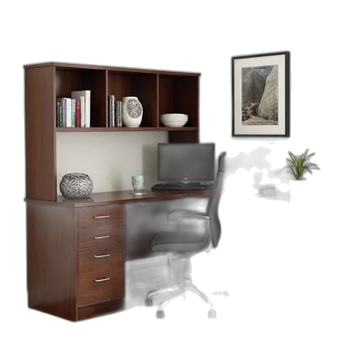 furniture, staff, 3d render, photorealistic transparent PNG cut-out
