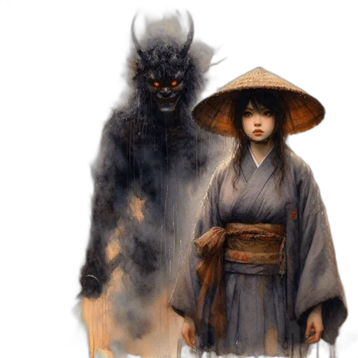 mask, staff, dragon, face transparent PNG cut-out