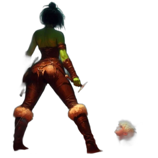 weapon, staff, creature, concept art transparent PNG cut-out