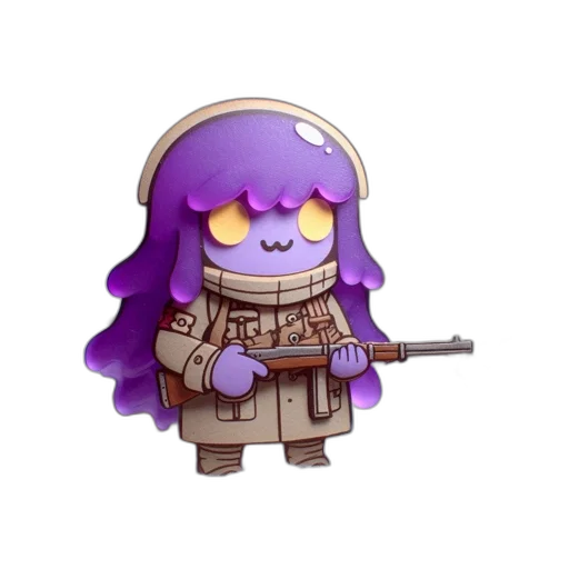 weapon, staff, jacket, pixel art transparent PNG cut-out