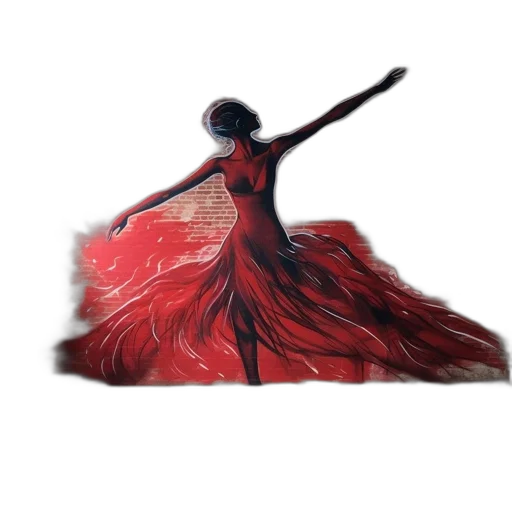 dress, hair, umbrella, sword transparent PNG cut-out