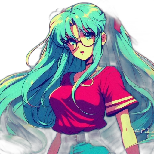staff, dress, hair, anime transparent PNG cut-out