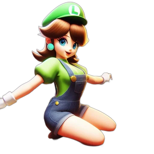dress, staff, hat, weapon transparent PNG cut-out