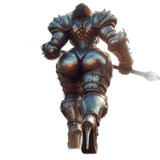 robot, weapon, sword, creature transparent PNG cut-out