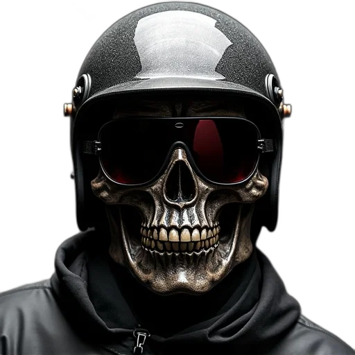 mask, jacket, face, cyberpunk transparent PNG cut-out