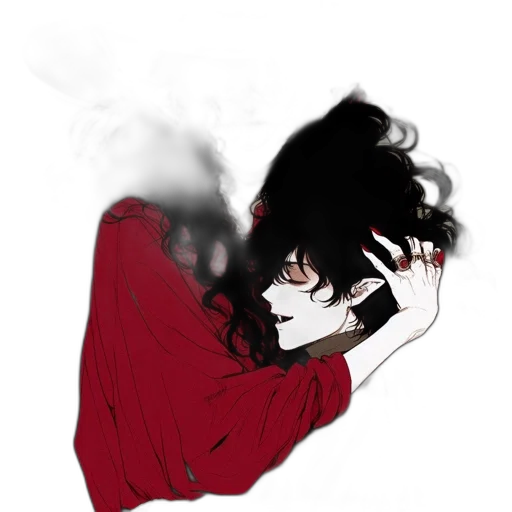 mask, hair, face, creature transparent PNG cut-out